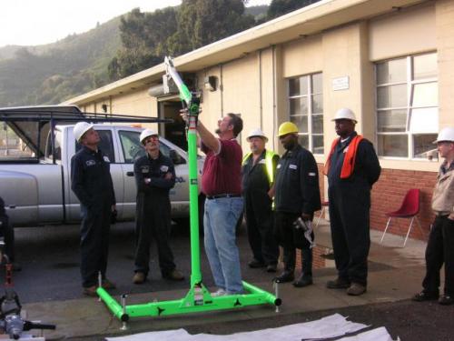 TRAINING THE PEOPLE WHO USE THE FALL PROTECTION PRODUCTS ON A DAILY BASIS